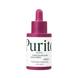 Purito Seoul Bakuchiol Timeless Bloom Revitalizing Serum 30 Ml Antiwrinkle Skin Serum With Bakuchiol