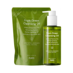 Purito Seoul From Green Cleansing Oil Refill 2 X 200 Ml Skin Care Gift Set