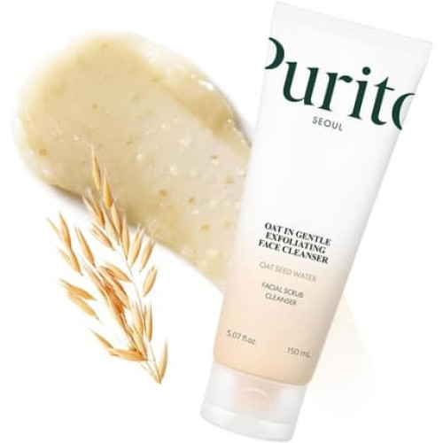 Purito Oat Exfoliating Facial Polish Cleanser - Hydrating Daily Face Wash Purito Oat Exfoliating Facial Polish Cleanser - Hydrating Daily Face Wash