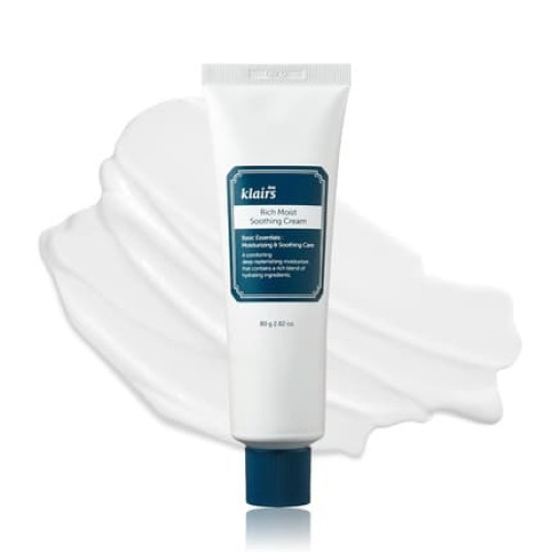 Dearklairs Rich Moist Soothing Cream 80ml for Sensitive Skin