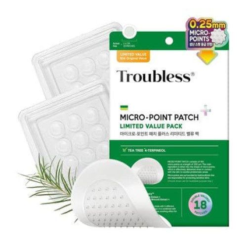 Troubless Micropoint Patch Plus Thin Hydrocolloid