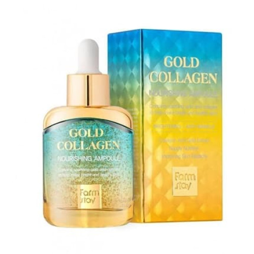 Farmstay Gold Collagen Nourishing Ampoule Anti-Aging Serum