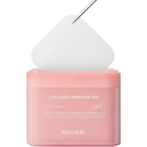 Mediheal Collagen Ampoule Pad Square Cotton Facial Toner Pads