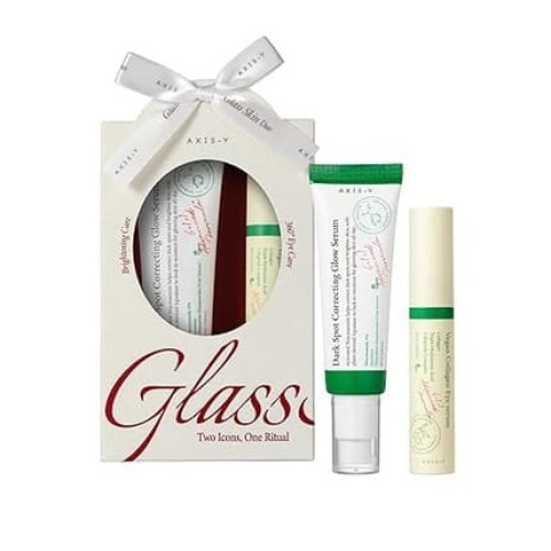 Axeisy Axeeisy Glass Skin Duo Set Glow Serum And Eye Serum