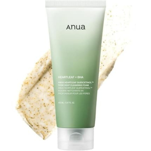 Anua Heartleaf Quercetinol Pore Deep Cleansing Foam 150ml 5.07 Fl.Oz