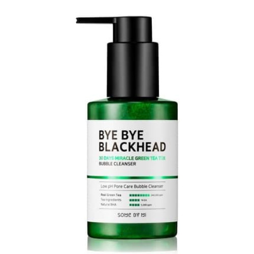 Some By Mi Bye Bye Blackhead 30 Days Miracle Green Tea Tox Bubble Cleanser - 120ml