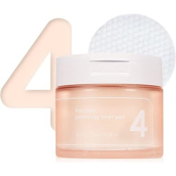 numbuzin No.4 Pore Zero Peeled Egg Toner Pad Gentle Exfoliator PHA LHA Makeup Skin Prep Panthenol Korean Skin Care for Face numbuzin No.4 Pore Zero Peeled Egg Toner Pad Gentle Exfoliator PHA LHA Makeup Skin Prep Panthenol Korean Skin Care for Face