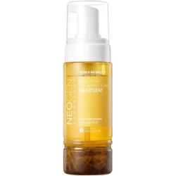 DERMALOGY by NEOGENLAB Real Fresh Cleansing Foam Heartleaf 5.64 oz 160g - Vegan Cruelty Free Soothing Cleanser for Sensitive Skin Korean Skin Care