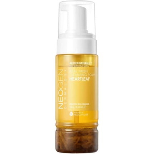 DERMALOGY by NEOGENLAB Real Fresh Cleansing Foam Heartleaf 5.64 oz 160g - Vegan Cruelty Free Soothing Cleanser for Sensitive Skin Korean Skin Care DERMALOGY by NEOGENLAB Real Fresh Cleansing Foam Heartleaf 5.64 oz 160g - Vegan Cruelty Free Soothing Cleanser for Sensitive Skin Korean Skin Care