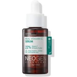 DERMALOGY by NEOGENLAB Real Vitamin C Serum 1.12 oz Brightening Revitalizing Serum with 22% Pure Ascorbic Acid Ferulic Acid Zinc and Niacinamide Korean Skin Care Vitamin C Vegan