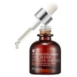 Mizon Snail Repair Intensive Ampoule Rejuvenating Facial Serum With 80 Snail Secretion Filtrate 30 Ml