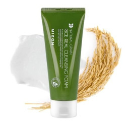 Mizon Natural Grain Rice Real Cleansing Foam 5.07 Fl Oz 150ml Mizon Natural Grain Rice Real Cleansing Foam 5.07 Fl Oz 150ml