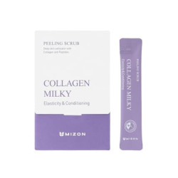 MIZON Peeling Scrubs with Collagen, Baking Powder, and Peptides Gentle Exfoliation and Skin Elasticity 40 Pouches 7oz MIZON Peeling Scrubs with Collagen, Baking Powder, and Peptides Gentle Exfoliation and Skin Elasticity 40 Pouches 7oz