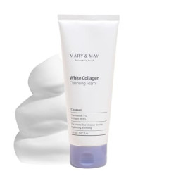 Mary&May White Collagen Cleansing Foam for Skin Brightening and Firming 5.07 fl oz Mary&May White Collagen Cleansing Foam for Skin Brightening and Firming 5.07 fl oz