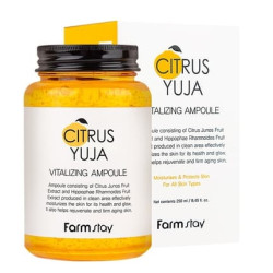 Farmstay Citrus Yuja Face Ampoule 250ml - Brightening And Hydrating