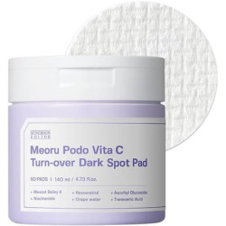 Sungboon Editor Meoru Podo Vita C Turn-Over Pad 60 Sheets with Niacinamide and Vitamin Sungboon Editor Meoru Podo Vita C Turn-Over Pad 60 Sheets with Niacinamide and Vitamin