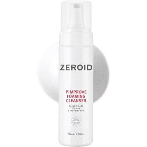 Zeroid Pimprove Foaming Cleanser Korean Dermocosmetic Balanced Care for Oily Skin