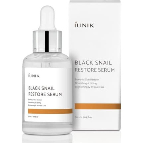 IUNIK 70% Black Snail Mucin Restore Serum 50ml
