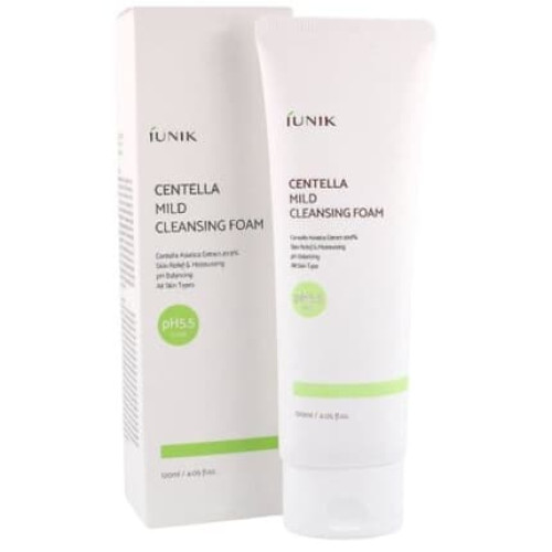 Iunik Centella Mild Cleansing Foam 120ml Facial Cleanser