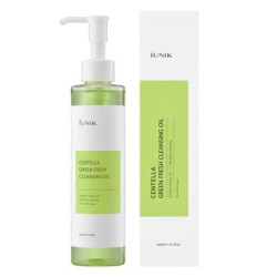 Iunik Centella Green Fresh Cleansing Oil 200 Ml - Gentle Makeup Remover With Centella Asiatica