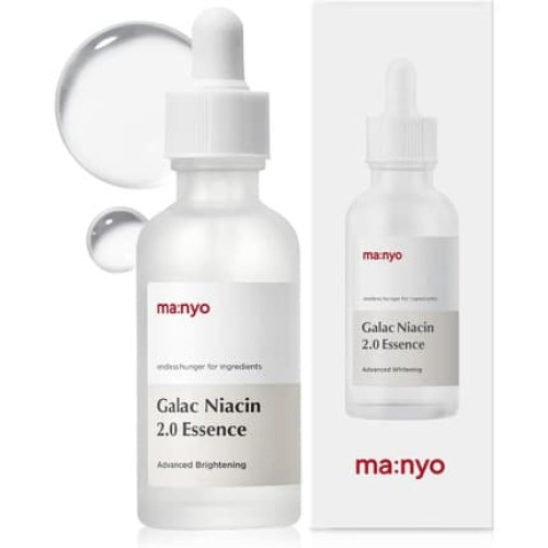 ma:nyo Galac Niacin 2.0 Essence Korean Facial Serum Ultra Hydrating Tone Balancing Niancinamide 1.69 fl oz (50ml)
