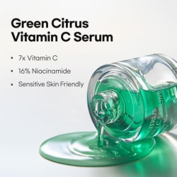 Green Citrus Vitamin C Serum 7x Vitamin C 16 Niacinamide 101 Fl Oz