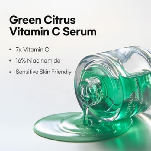 Green Citrus Vitamin C Serum 7x Vitamin C 16 Niacinamide 101 Fl Oz