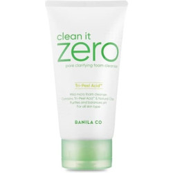 BANILA CO Clean it Zero Pore Clarifying Foam Cleanser 150ml With Tri-Peel Acid and Natural Clay BANILA CO Clean it Zero Pore Clarifying Foam Cleanser 150ml With Tri-Peel Acid and Natural Clay