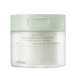 Celimax Cica Bha Blemish Toner Pad 60 Pads