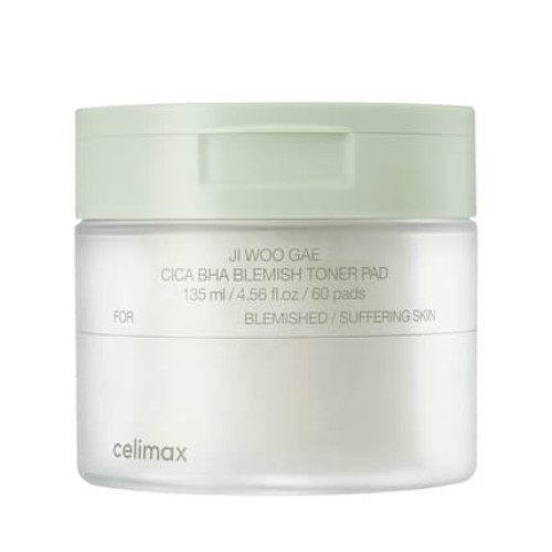 Celimax Cica Bha Blemish Toner Pad 60 Pads