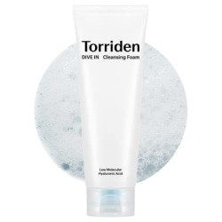 Torriden DIVE-IN Cleansing Foam Face Wash 5.07 fl oz. Hydrating Daily Facial Cleanser with Hyaluronic Acid Panthenol Allantoin Vegan and Cruelty Free Torriden DIVE-IN Cleansing Foam Face Wash 5.07 fl oz. Hydrating Daily Facial Cleanser with Hyaluronic Acid Panthenol Allantoin Vegan and Cruelty Free