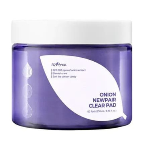 Isntree Onion Newpair Clear Pad 250 Ml Cleansing Facial Pads Clear Pad 60 Pcs