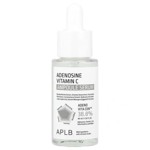 Aplb Adenosine Vitamin C Ampoule Serum 135 Fluid Ounces 40 Milliliters