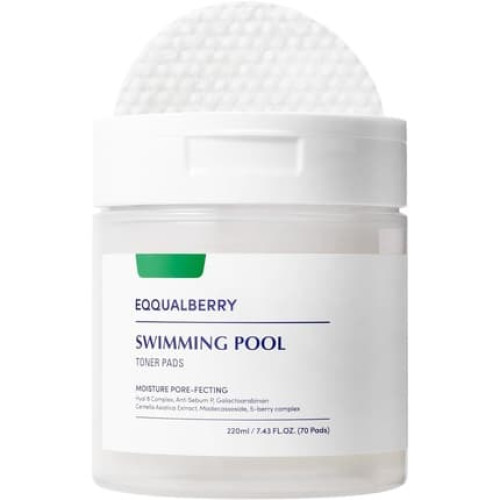 Swimming Pool Toner Pads Dual-Textured Facial Toner Pads for Pore Care