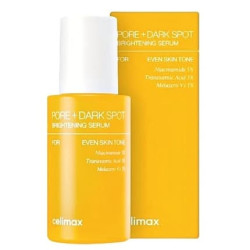 Celimax Pore+Dark Spot Brightening Serum 30ml - Brightening Serum For Pores And Dark Spots Celimax Pore+Dark Spot Brightening Serum 30ml - Brightening Serum For Pores And Dark Spots