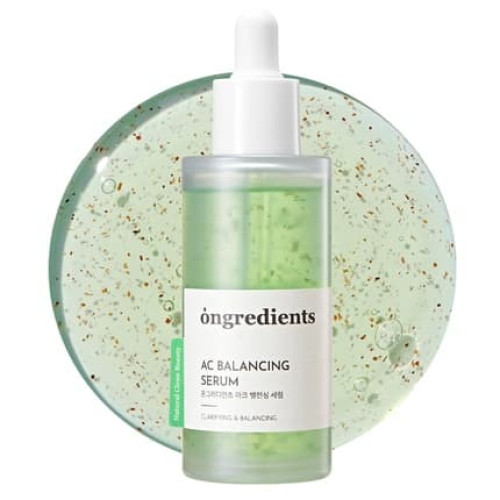 Ongredients AC Balancing Serum Soothing Facial Serum with Niacinamide and Heartleaf