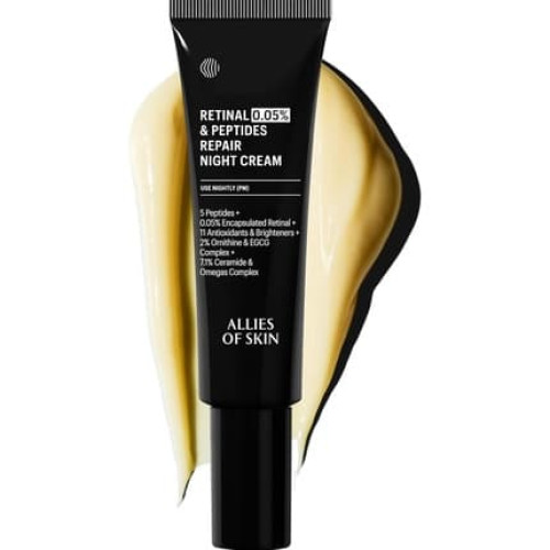 Allies Of Skin Retinal 0.05% Peptides Repair Night Cream with Encapsulated Retinol