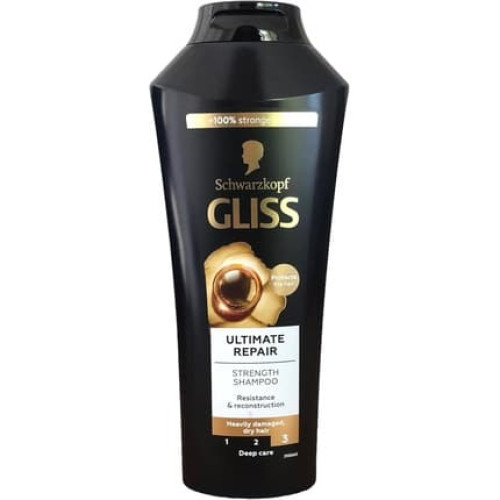 Gliss Kur Ultimate Repair Shampoo 13.53 Fl Oz 400ml