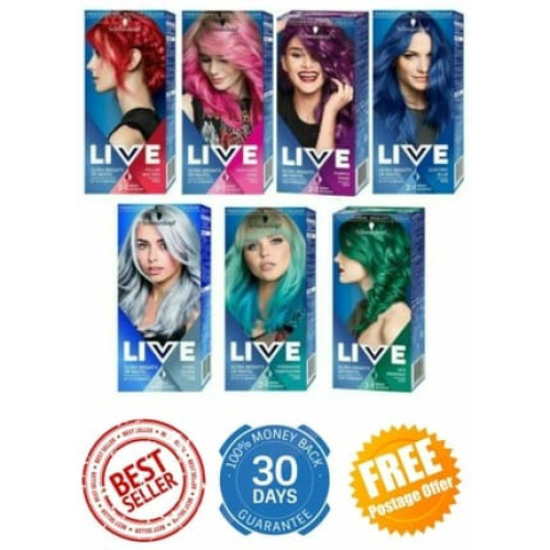 Schwarzkopf - Live Ultra Brights Or Pastel Semi-Solid Hair Dye 098 Steel Silver 3ml Schwarzkopf - Live Ultra Brights Or Pastel Semi-Solid Hair Dye 098 Steel Silver 3ml