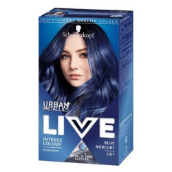 Schwarzkopf Live Urban Metallic Hair Color U67 Blue Mercury
