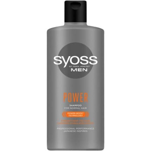 Syoss Men Power Shampoo For Normal Hair 440ml