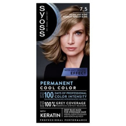 Schwarzkopf Syoss Permanent Cool Color Hair Dye 75 Natural Ash Blonde