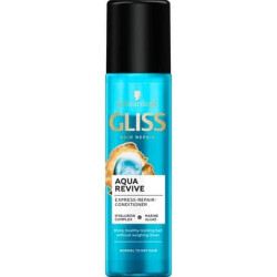 Gliss Aqua Revive Express Repair Conditioner - 200ml Leave-In Spray For Normal And Dry Hair