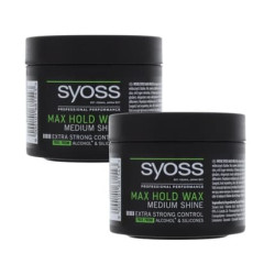 Syoss Max Hold Wax Styling Wax Extra Strong Hold Medium Shine 150ml Syoss Max Hold Wax Styling Wax Extra Strong Hold Medium Shine 150ml
