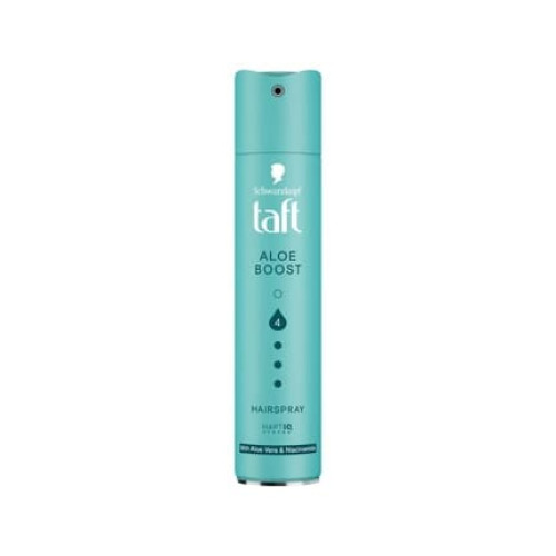 Taft Hair Spray Aloe Boost Hl 4 250ml - Strong Hold Hair Spray