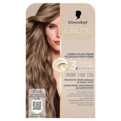 Schwarzkopf Creme Supreme Hair Color Shade 716 Cool Ash Dark Blonde Schwarzkopf Creme Supreme Hair Color Shade 716 Cool Ash Dark Blonde