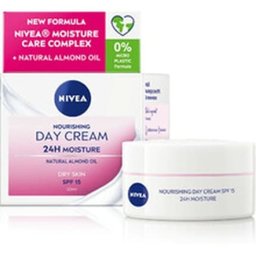 Nivea Nourishing Day Cream For Dry Skin Spf 15