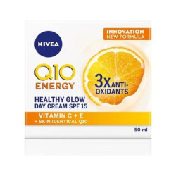 Nivea Q10 Energy Healthy Glow Day Cream SPF15 50ml