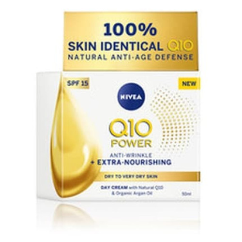 Nivea Q10 Power Antiwrinkle Extra Nourishing Spf15 Day Cream 50 Ml