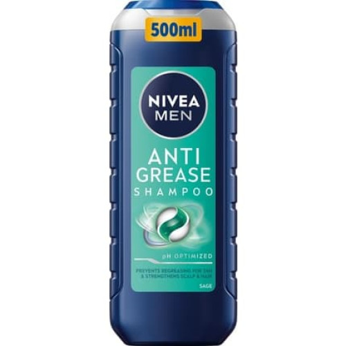 Nivea Men Anti Grease Shampoo For Oily Hair 500 Ml